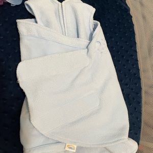 Preemie Halo Swaddle Micro-Fleece Blue